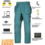 Snickers 6201 AllroundWork Trousers Holster Pocket Snickers 6201 AllroundWork Trousers Holster Pocket