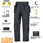 Snickers 6201 AllroundWork Trousers Holster Pocket Snickers 6201 AllroundWork Trousers Holster Pocket