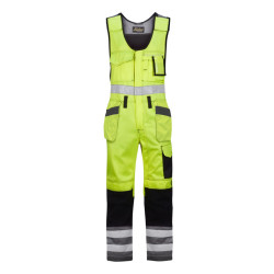 Snickers 0213 High-Vis One-piece Holster Pocket Trousers Class 2